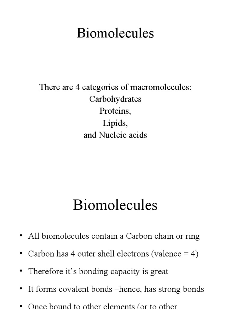 C3 Biomolecules | PDF | Biomolecules | Carbohydrates