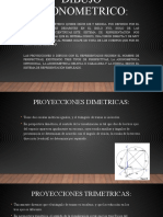 Axonometría: proyecciones dimetricas, trimetricas e isométricas