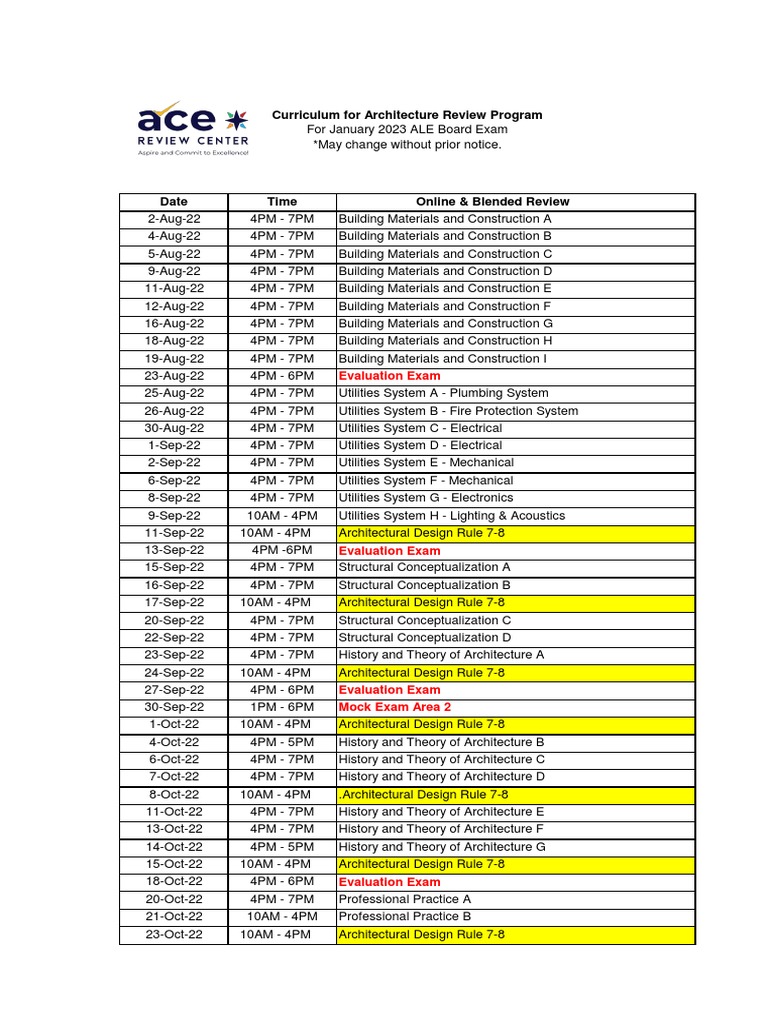 Ale Jan 2023 Schedule Download Free Pdf Design Engineering