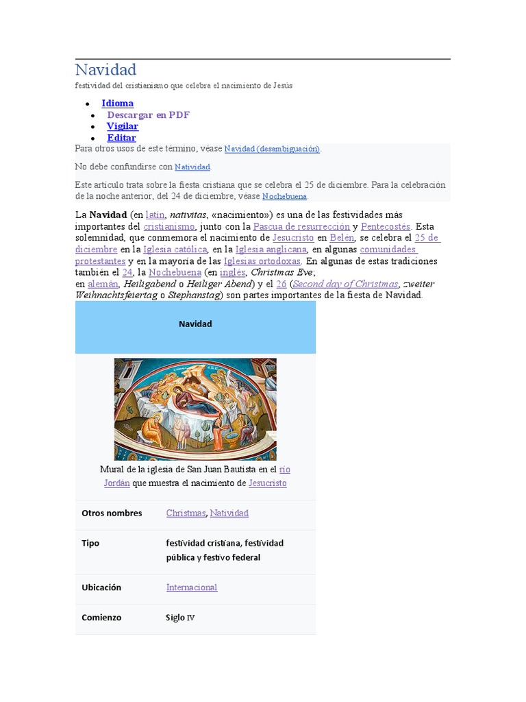 Origen y significado de la Navidad | PDF | Navidad | Papá Noel