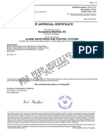 Has Been Modified On 25 Jul 2022 For Information Only: Type Approval Certificate