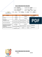 Child Immunization Record