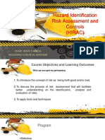 Hazard Identification, Risk Assessment, and Controls (HIRAC