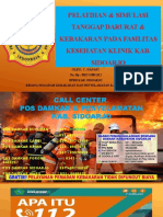 Materi Giat Pelatihan Penanggulangan Kebakaran Pos Damkar Krian