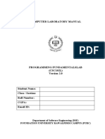 CSC 102L - PF Lab Manual ver 2.0