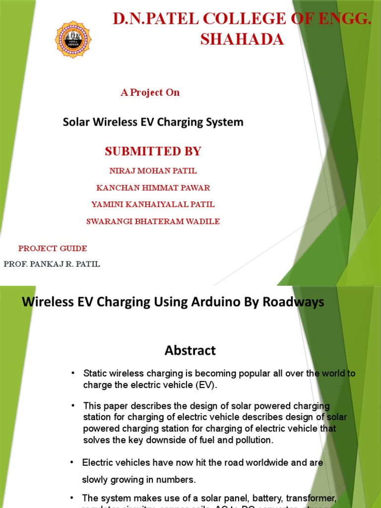 Solar Powered Wireless EV Charging System Using Arduino Circuit Diagram