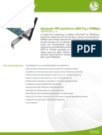 Adaptador PCI Inalámbrico 802.11g A 54Mbps