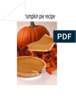 Pumpkin Pie