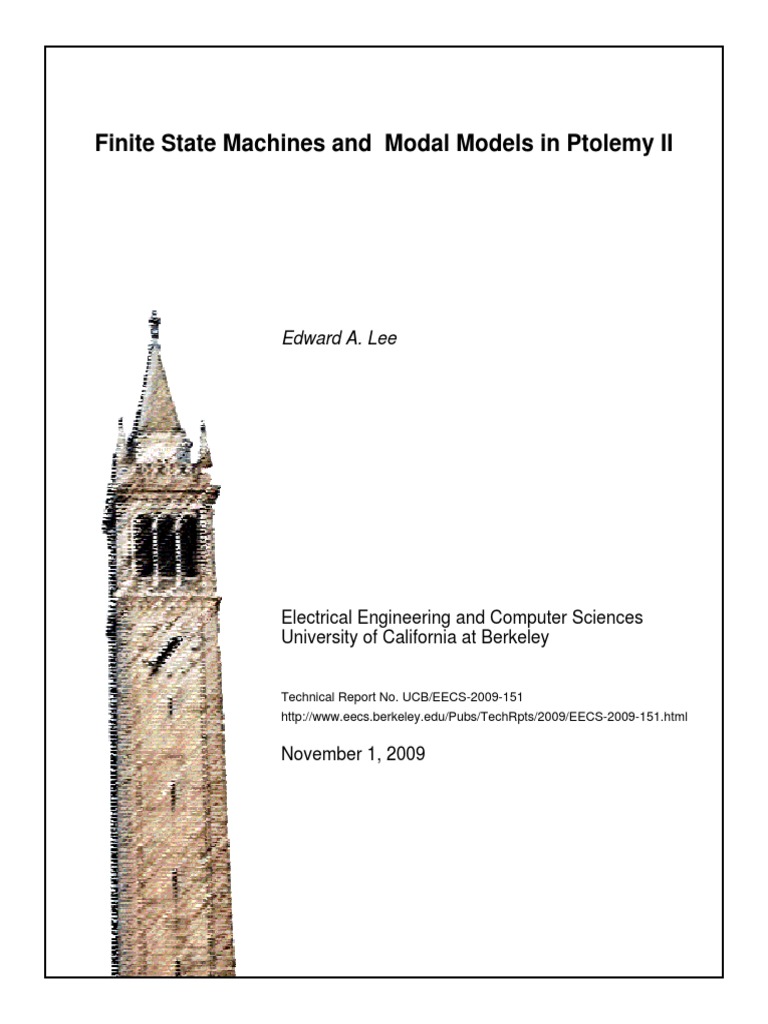 Finite State Machines and Modal Models in Ptolemy II | PDF | Parameter ...