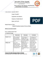 Module 10 Qualitative Analysis of Urine and Blood Group 4 BSN 1 F