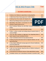 2022 and 2023 Python IEEE Projects List