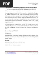 Design of Raspberry Pi Web-Based Energy Monitoring System For Residential Electricity Consumption