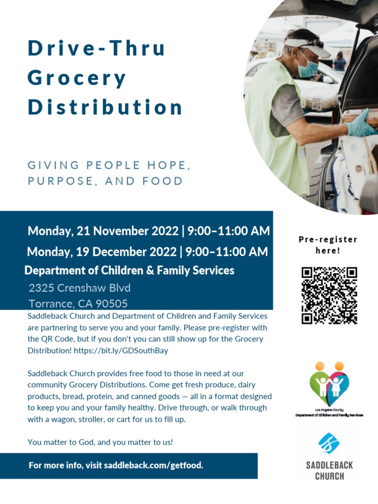 Saddleback Church Grocery Distribution Event | PDF | Social Science ...