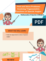 Mathematics 9 Quarter 4 Week 2