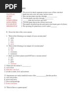 Science Quiz 1 To Answer