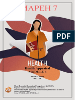 Mapeh 7: Health Appraisal