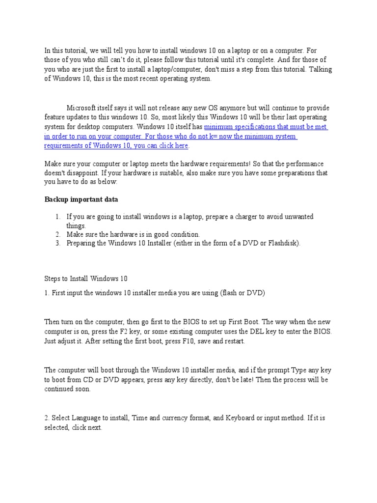 Tutorial Windows | PDF | Windows 10 | Microsoft Windows