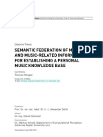 Semantic Federation of Musical and Music-Related Information For Establishing A Personal Music Knowledge Base
