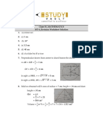 IX Math MT-4 Revision Worksheet-1