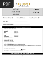 IX NSTSE Level-1 Mock Test-2-5