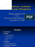 Airway Stenosis Endoscopic Management MGhadiali 11-19-08