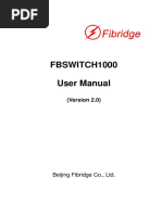 FBSWITCH1000 User Manual: (Version 2.0)