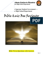 Bible Quiz Bee Reviewer