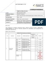 DT Spare Parts Materials Letter