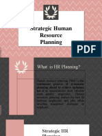 Strategic Human Resource Planning