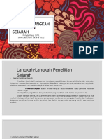 LANGKAH PENELITIAN