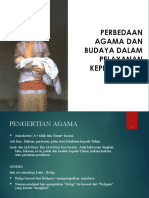 Perbedaan Agama Dan Budaya