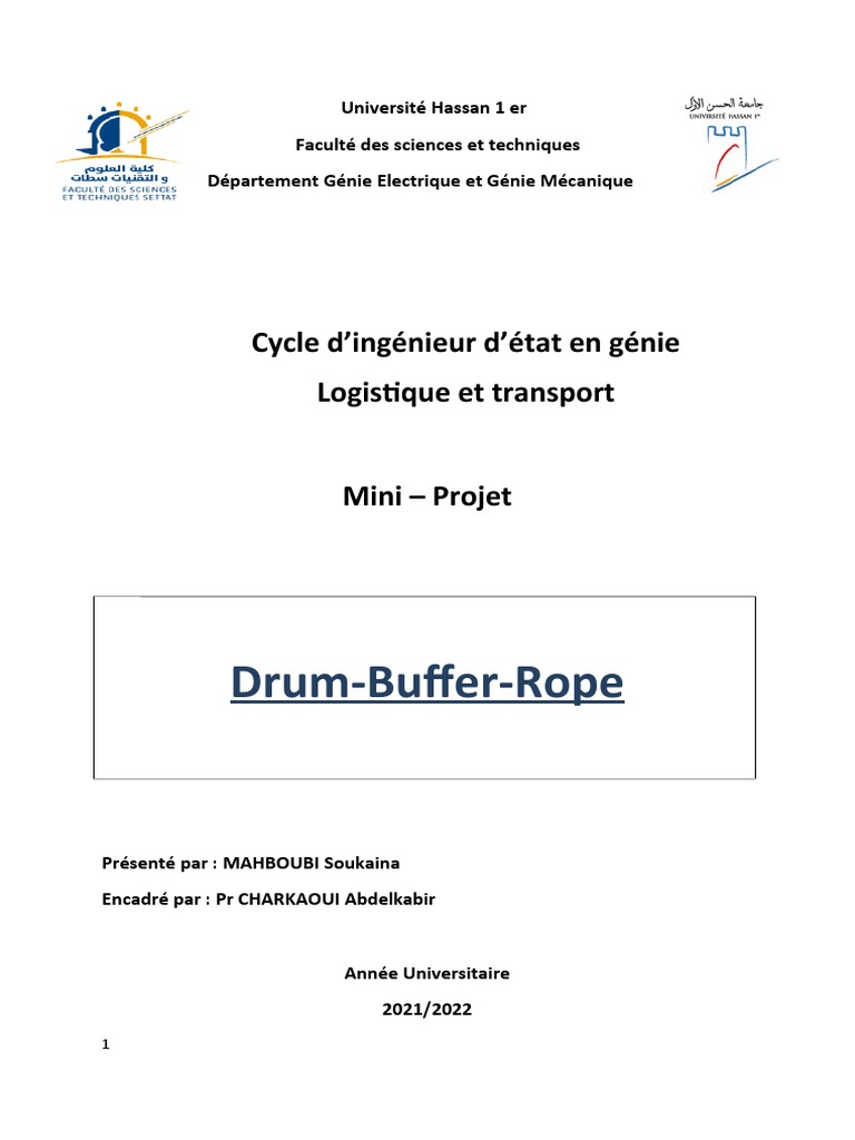 Drum Buffer Rope | PDF | Business | Économie