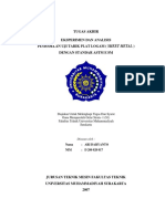 Eksp Uji Tarik Plat Logam ASTM E8