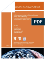 Convenient Guide For Climate Change Policy and Technology Paper