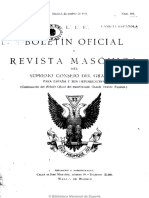 Boletín Oficial y Revista Masónica Del Supremo Consejo Del Grado 33 para España y Sus Dependencias. 1934-12