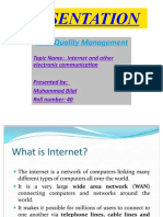 Internet and Other Electronic communication-WPS Office