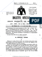 Boletín Oficial Del Gran Oriente Español 13 1871-11-1