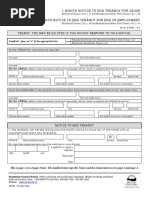 Queensland Notice to Leave (Form 12) | PDF | Lease | Leasehold Estate