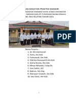 Tugas Praktek Kerja Mandiri PKM Simpang Dan PKM Buana Pemaca