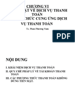 Chuong VI Phap Luat Ve Thanh Toan Khong Dung Tien Mat