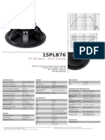 15PLB76 LF Drivers - 15 Inches with 76mm Voice Coil