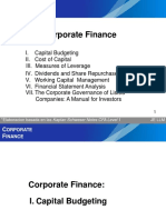 CORPORATE FINANCE Corporate Finance