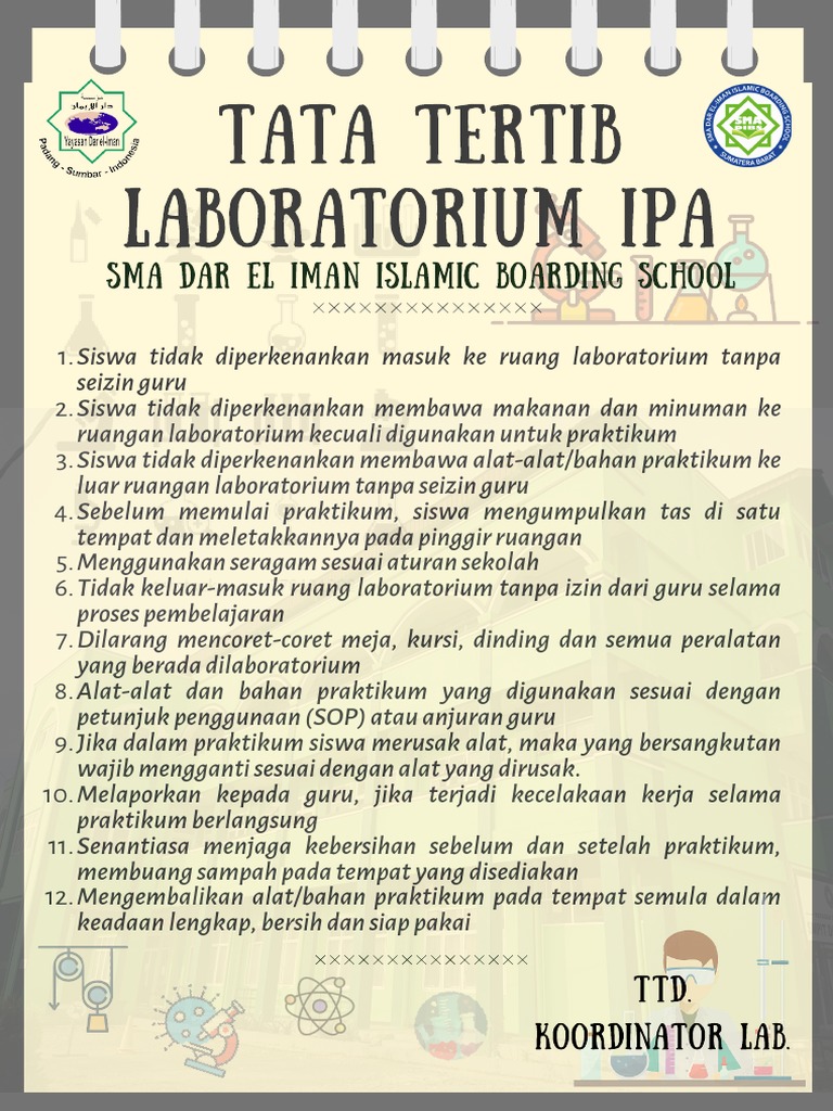 Tata Tertib Laboratorium Ipa PDF