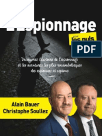 L - Espionnage Pour Les Nuls Alain Bauer Et Christophe Soullez - 2022