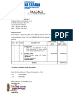 Invoice: Pt. Eastern Logistics