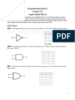 Programming Note 2-Lesson 10 - Logic Gates Part A