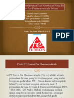 Penerapan K3 di PT Ferron Par Pharmaceuticals
