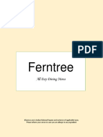 Ferntre Menu