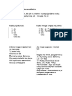 Osoby W Języku Angielskim, Notatka I Ćwiczenia