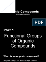 Organic Compounds: Functional Groups
